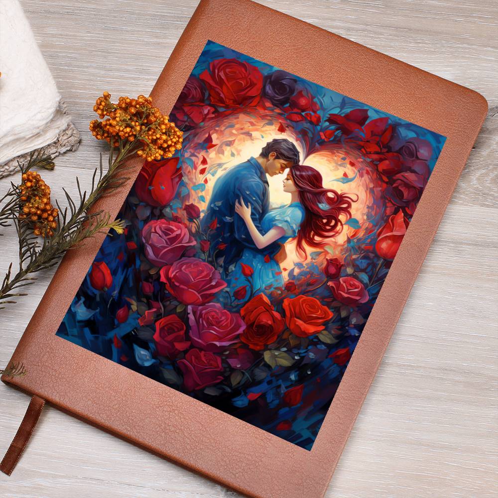 Valentine's Day Art 183 - Vegan Leather Journal