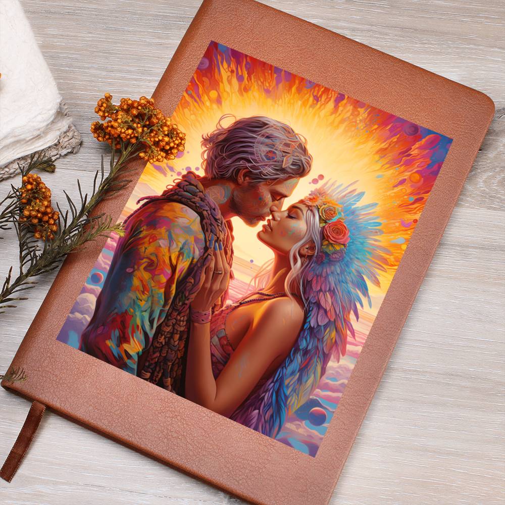 Valentine's Day Art 293 - Vegan Leather Journal