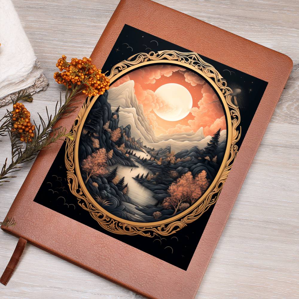 Minimalist BOHO Art 040 - Vegan Leather Journal