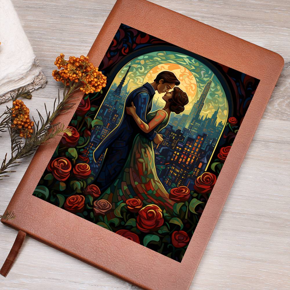 Valentine's Day Art 039 - Vegan Leather Journal