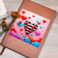 Valentine's Day Pop Art 12 - Vegan Leather Journal