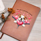 Valentine's Day Dog And Zipper 043 You Are A Grrreat Friend! - Vegan Leather Journal