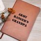 Army Ranger's Grandpa - Vegan Leather Journal
