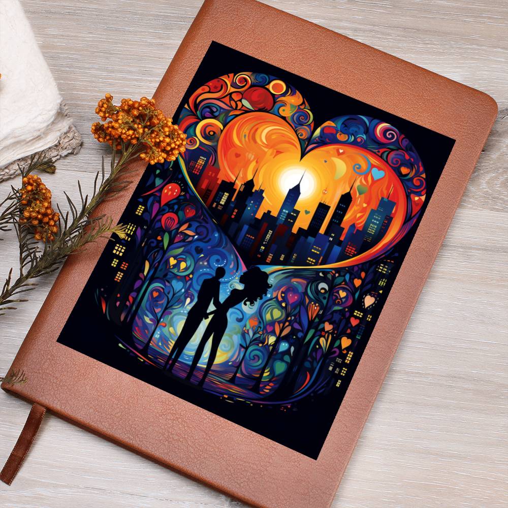 Valentine's Day Art 277 - Vegan Leather Journal