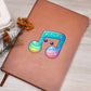 Cute Back to School Sticker 011 - Vegan Leather Journal