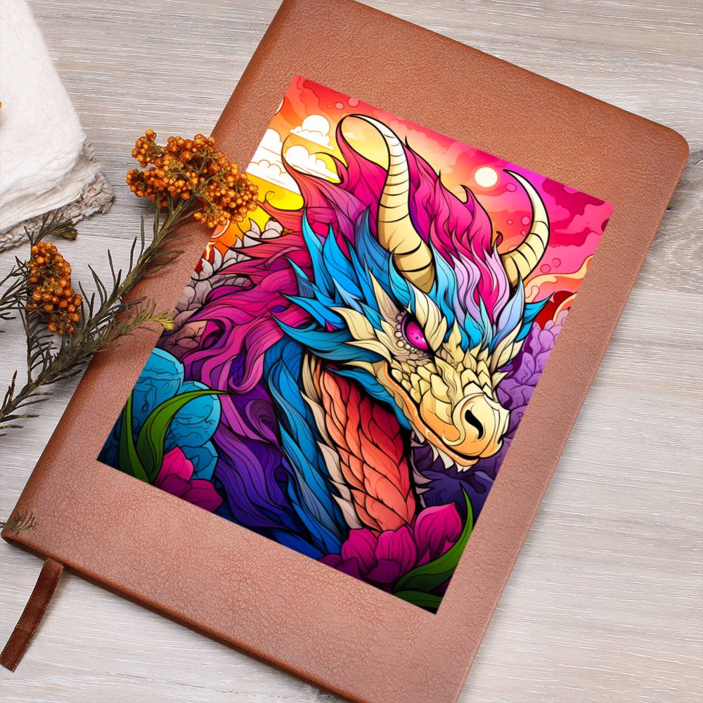 Majestic Dragon 029 - Vegan Leather Journal