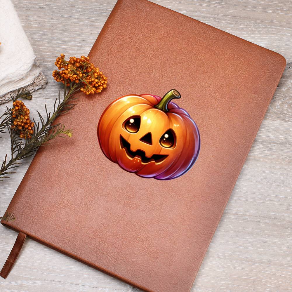 Cute Halloween Sticker 051 - Vegan Leather Journal