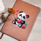 Valentine's Day Panda 019 - Vegan Leather Journal