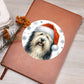 Christmas Dog - Polish Lowland Sheepdog - Vegan Leather Journal