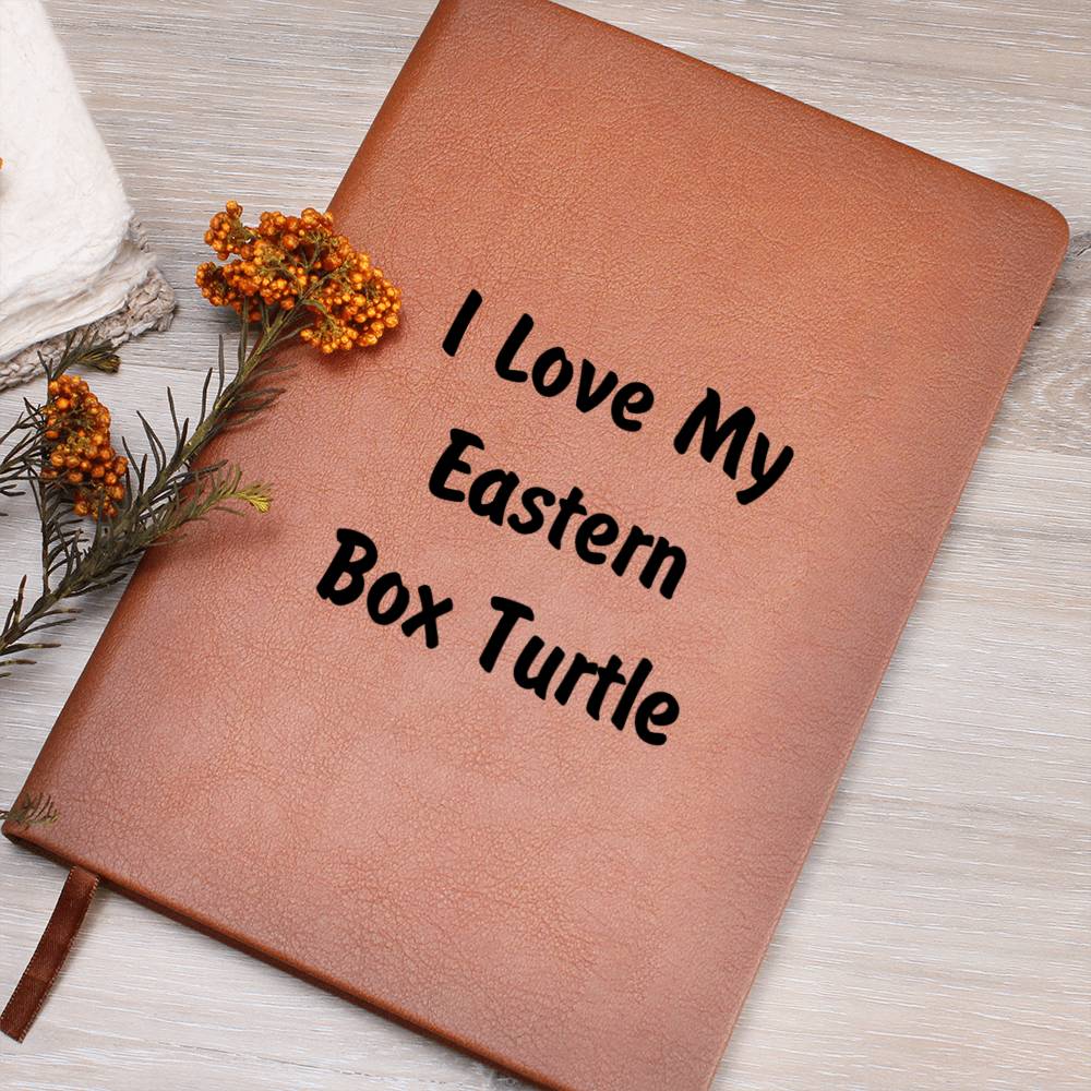 Love My Eastern Box Turtle - Vegan Leather Journal