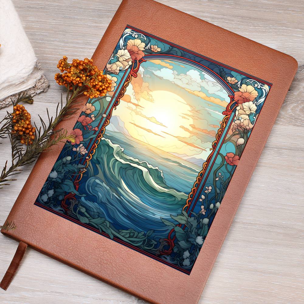 Minimalist BOHO Art 062 - Vegan Leather Journal