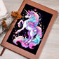 Cute Unicorn 043 - Vegan Leather Journal