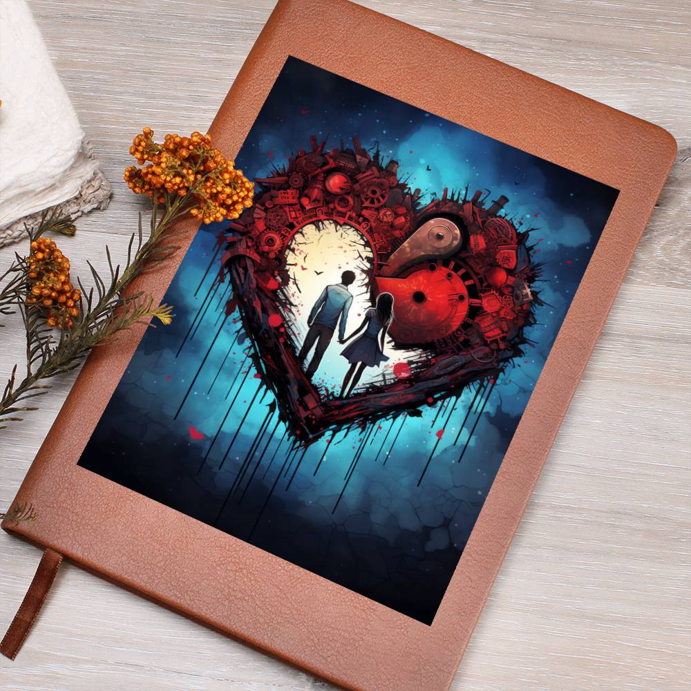 Valentine's Day Art 059 - Vegan Leather Journal