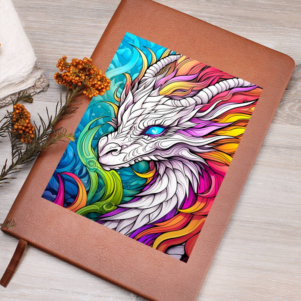 Majestic Dragon 019 - Vegan Leather Journal