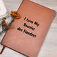 Love My Bouvier des Flandres v4 - Vegan Leather Journal