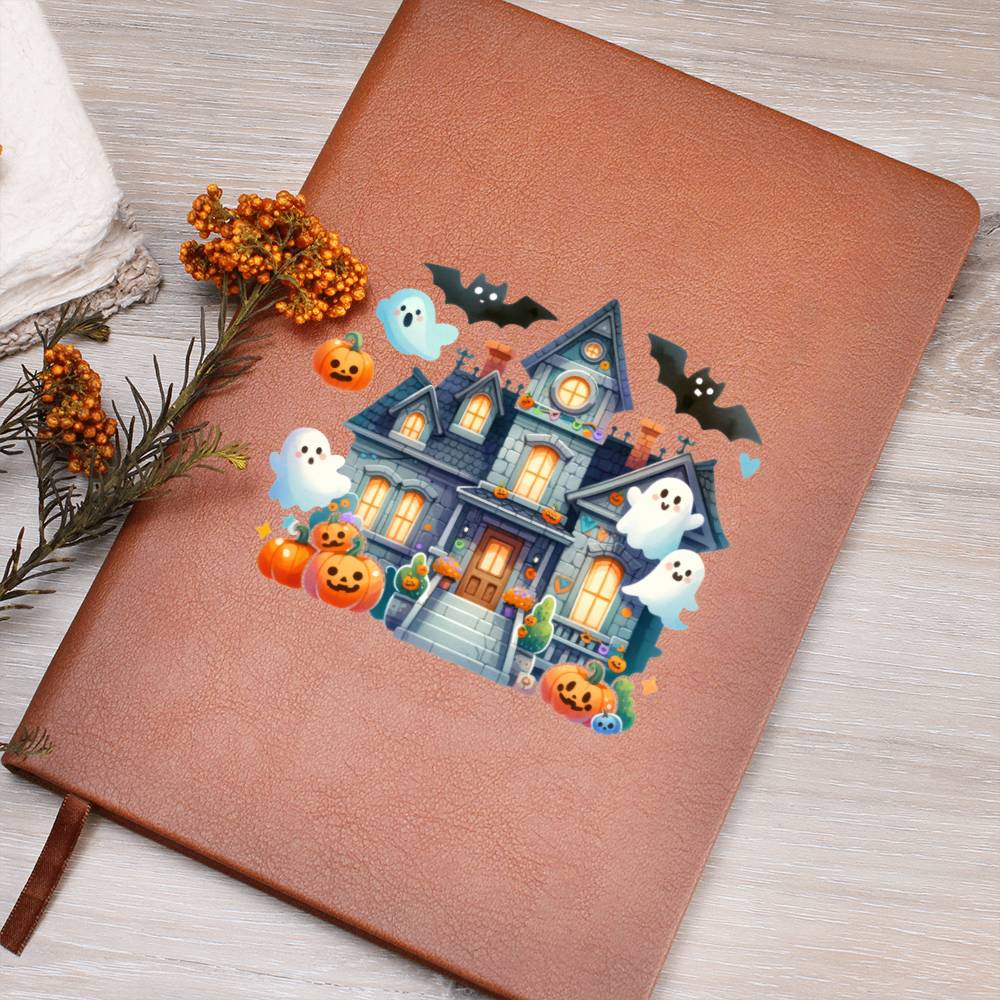 Cute Halloween Sticker 032 - Vegan Leather Journal