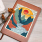 Minimalist BOHO Art 011 - Vegan Leather Journal