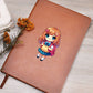 Cute Back to School Sticker 041 - Vegan Leather Journal