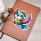 Cute Hummingbird sticker 70 - Vegan Leather Journal