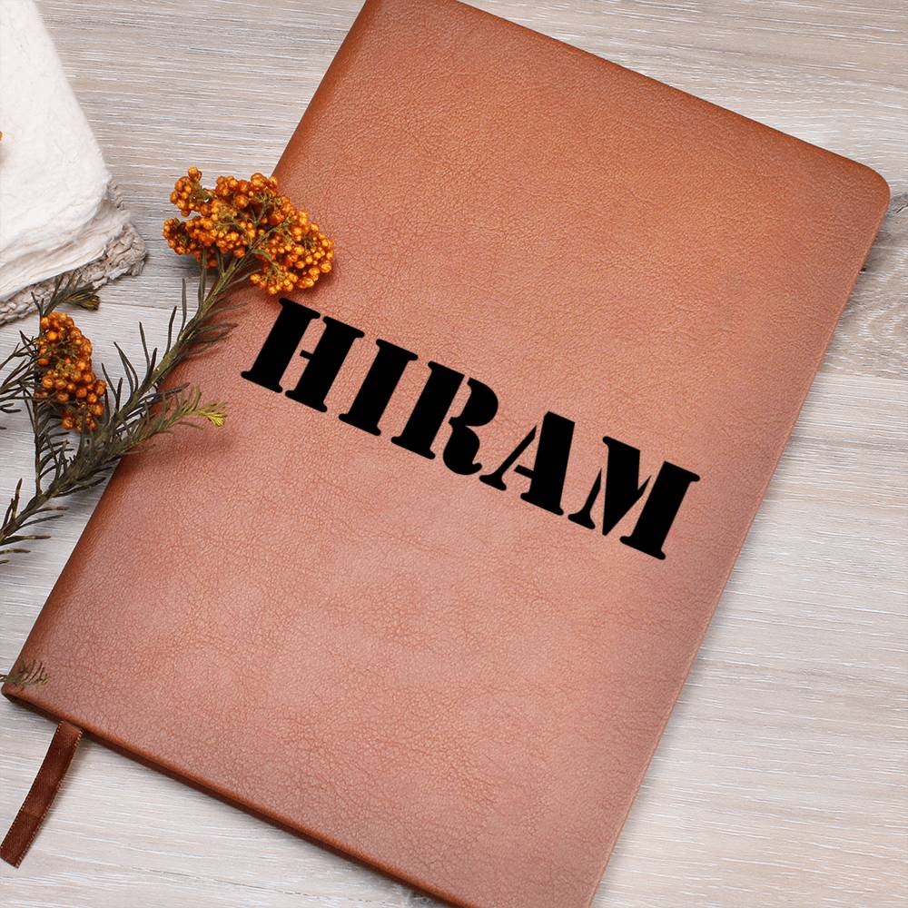 Hiram - Vegan Leather Journal