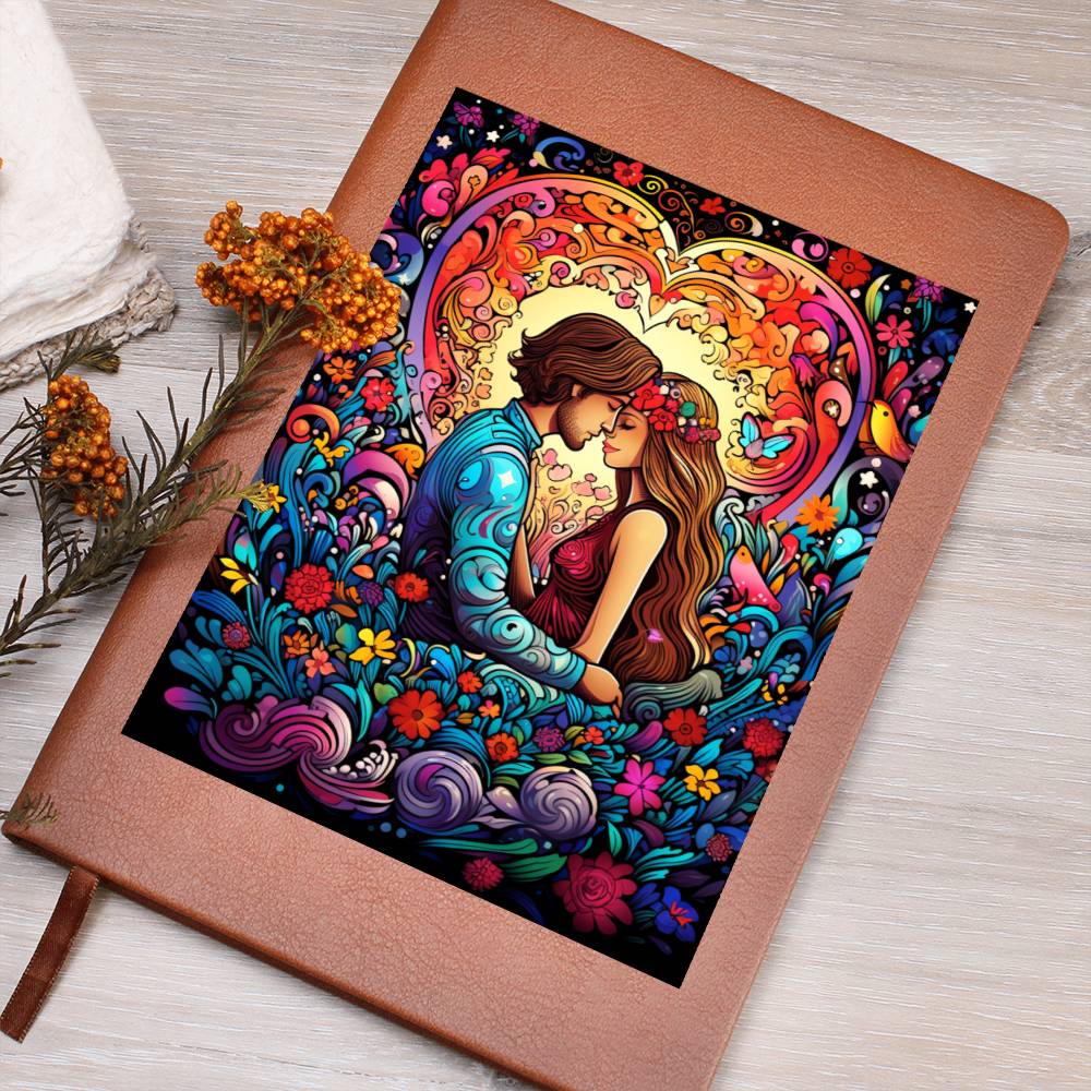 Valentine's Day Art 225 - Vegan Leather Journal