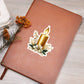 Luxury Wedding Decor Sticker 016 - Vegan Leather Journal