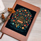 Birds And Floral Design 166 - Vegan Leather Journal