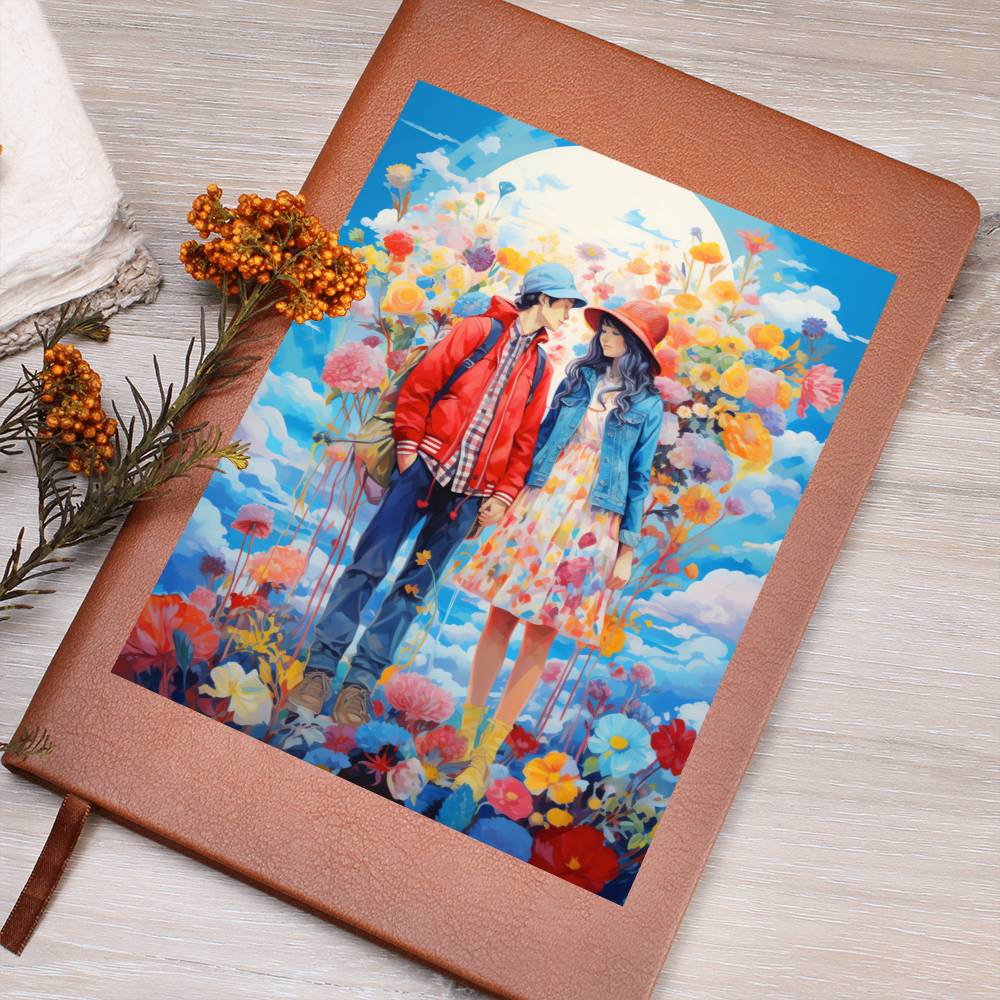 Valentine's Day Art 182 - Vegan Leather Journal
