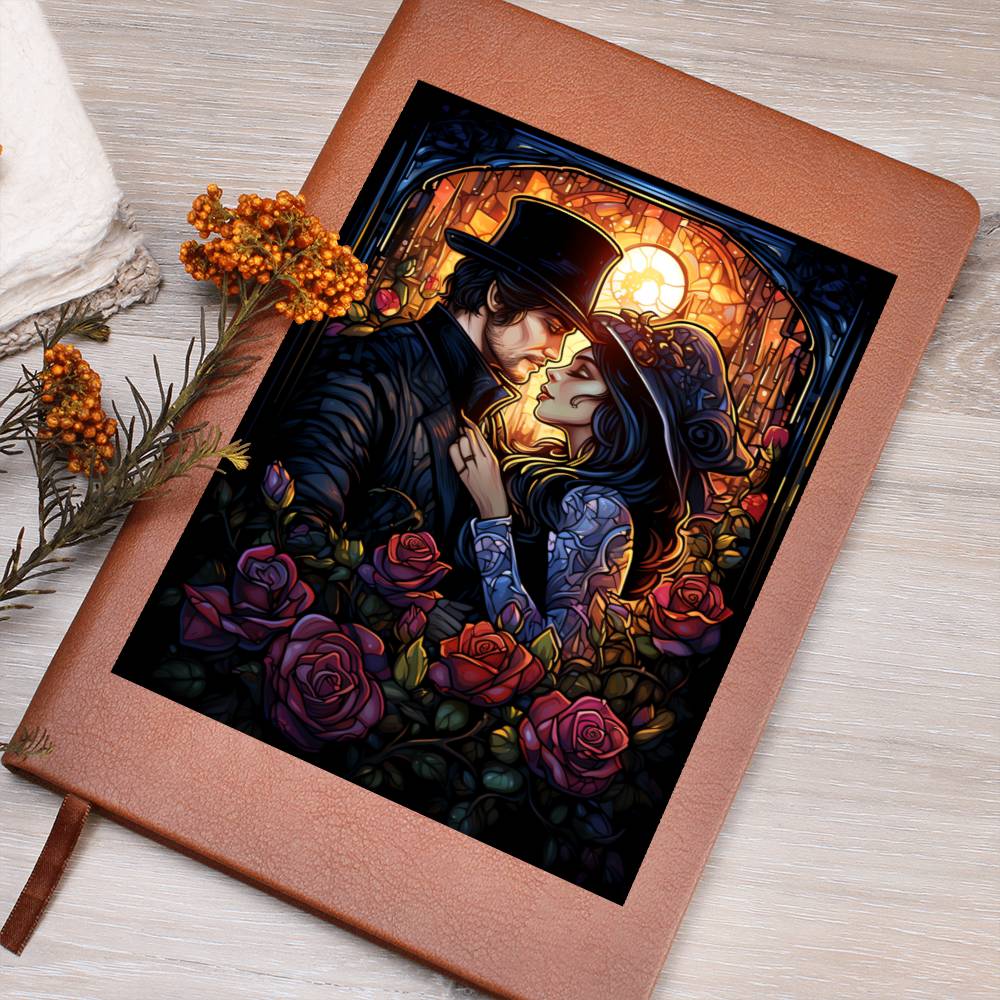 Valentine's Day Art 478 - Vegan Leather Journal