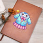 Cute Back to School Sticker 070 - Vegan Leather Journal