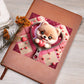Valentine's Day Dog And Zipper 013 - Vegan Leather Journal