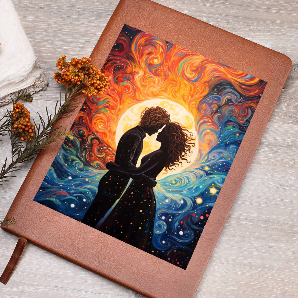Valentine's Day Art 014 - Vegan Leather Journal