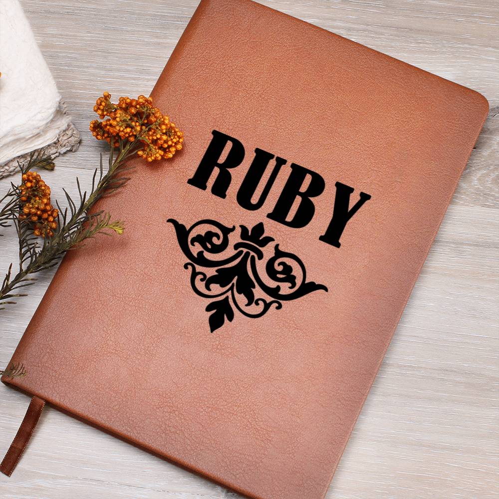 Ruby v01 - Vegan Leather Journal