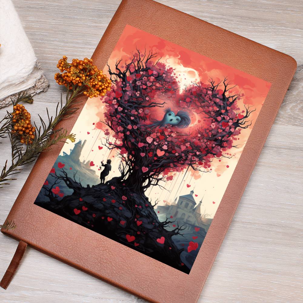 Valentine's Day Art 185 - Vegan Leather Journal