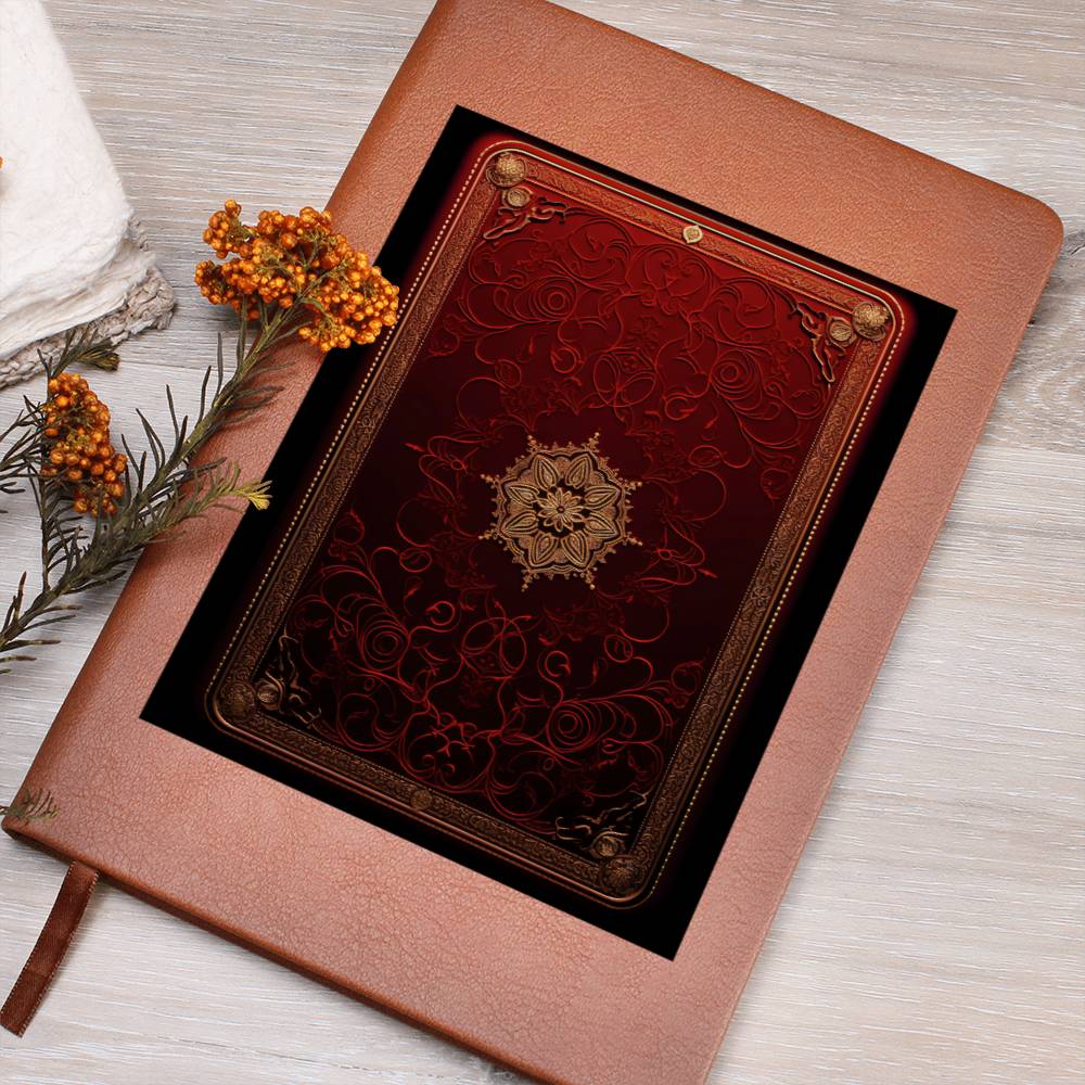 Ornate Gold Cover 088 - Vegan Leather Journal