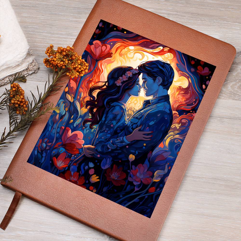 Valentine's Day Art 082 - Vegan Leather Journal