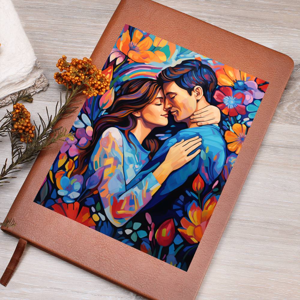 Valentine's Day Art 417 - Vegan Leather Journal