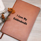 Love My Goldendoodle v4 - Vegan Leather Journal