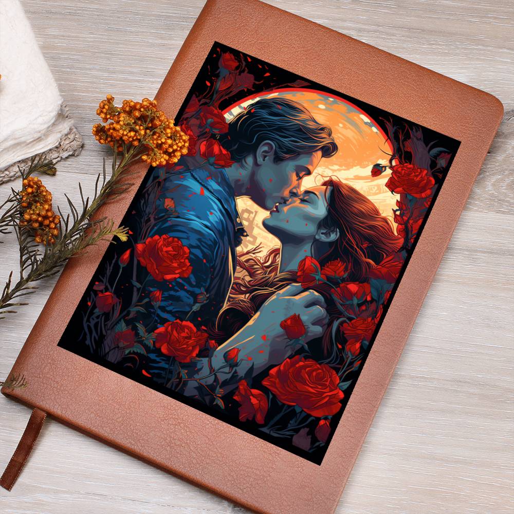 Valentine's Day Art 030 - Vegan Leather Journal