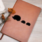 Mama Hedgehog With 2 Hoglets - Vegan Leather Journal