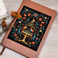 Birds And Floral Design 164 - Vegan Leather Journal