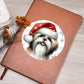 Christmas Dog - Shih Tzu - Vegan Leather Journal
