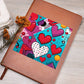 Valentine's Day Pop Art 20 - Vegan Leather Journal