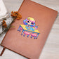 Cute Back to School Sticker 064 - Vegan Leather Journal