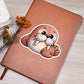Cute Walrus sticker 212 - Vegan Leather Journal