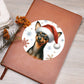 Christmas Dog - Miniature Pinscher - Vegan Leather Journal