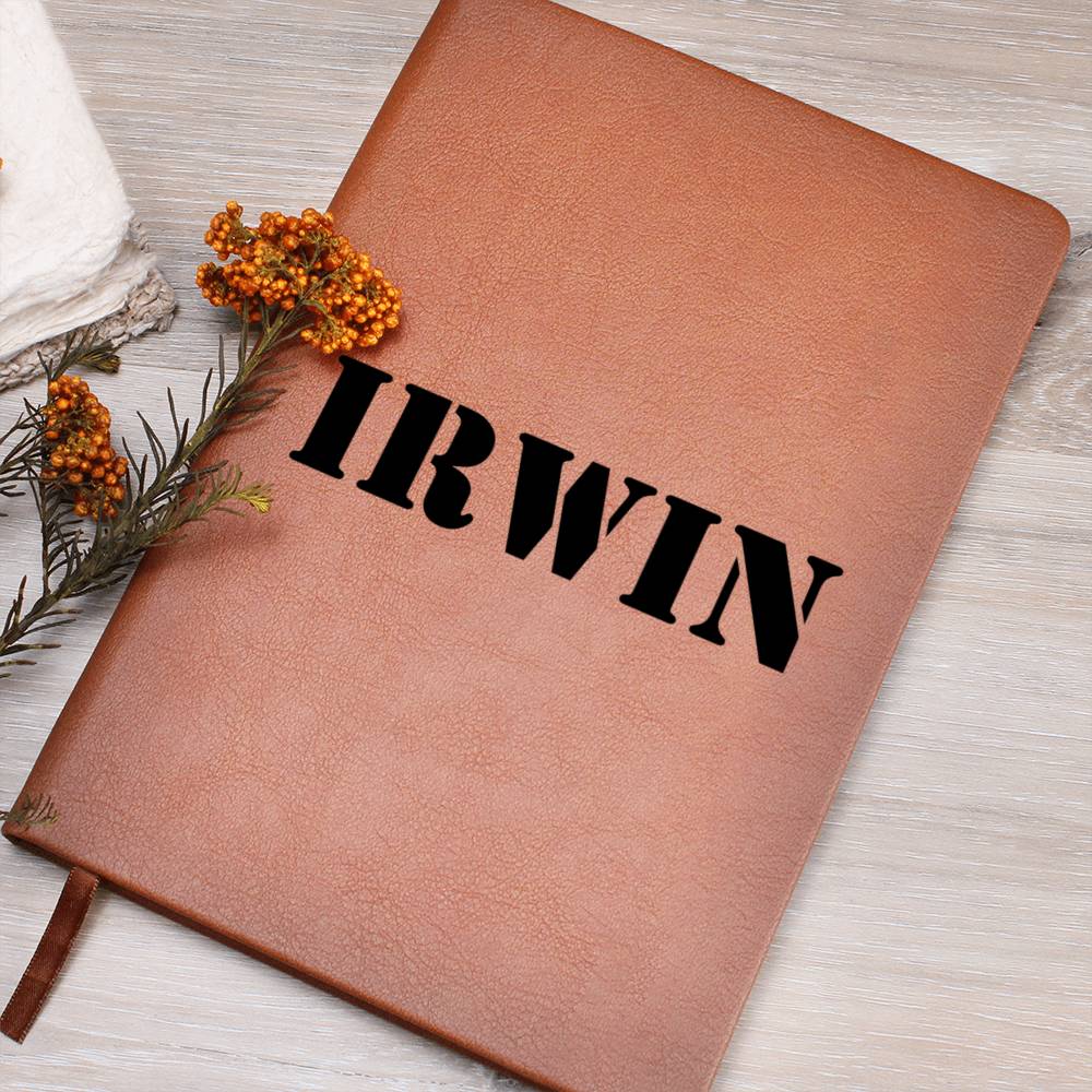 Irwin - Vegan Leather Journal