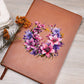 Floral Flower Wreath 098 - Vegan Leather Journal