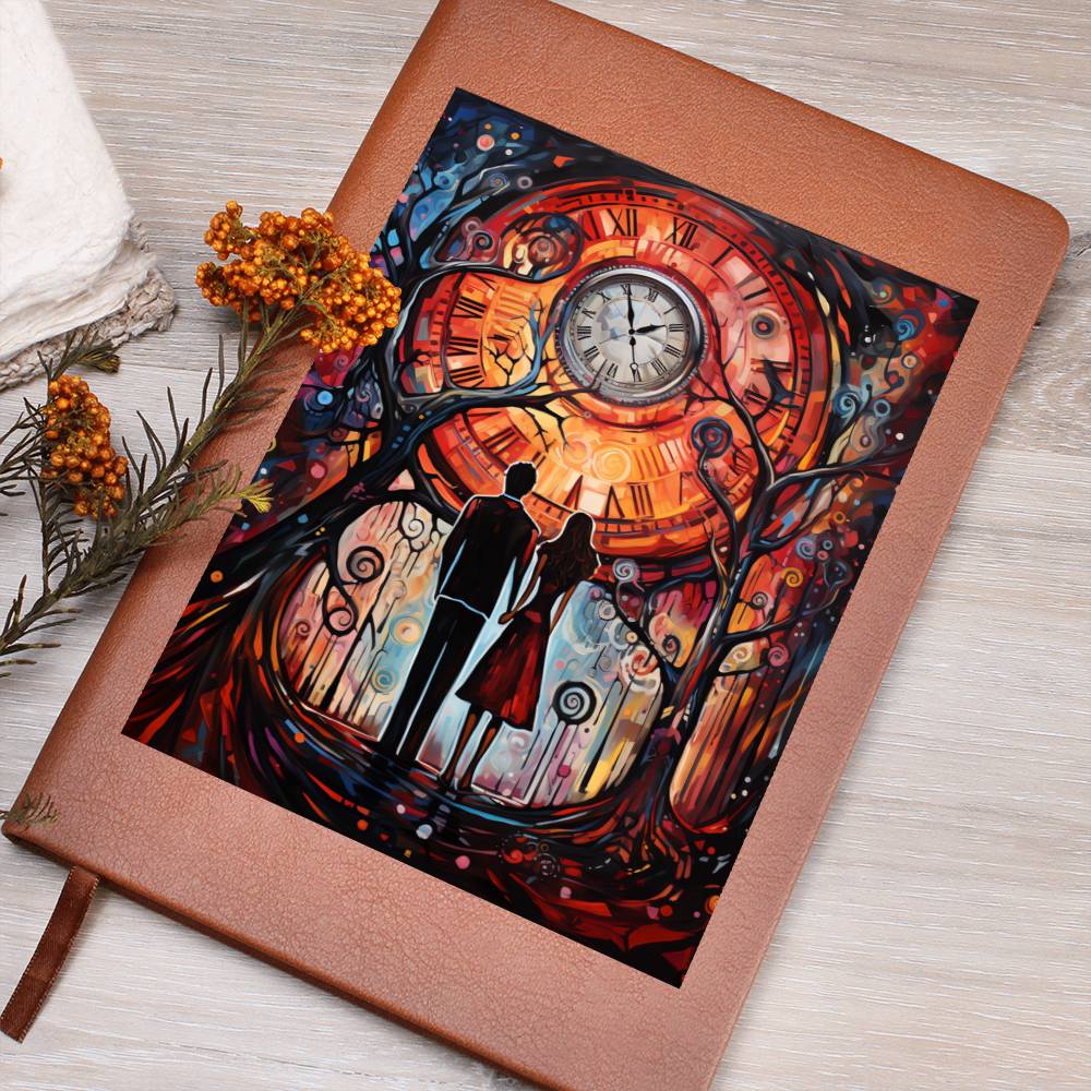 Valentine's Day Art 287 - Vegan Leather Journal