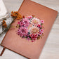 Floral Flower Wreath 089 - Vegan Leather Journal